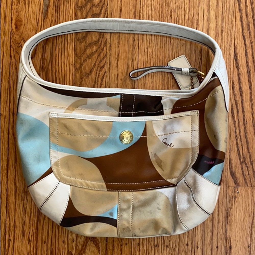 COACH | SATIN PURSE | SCARF PRINT